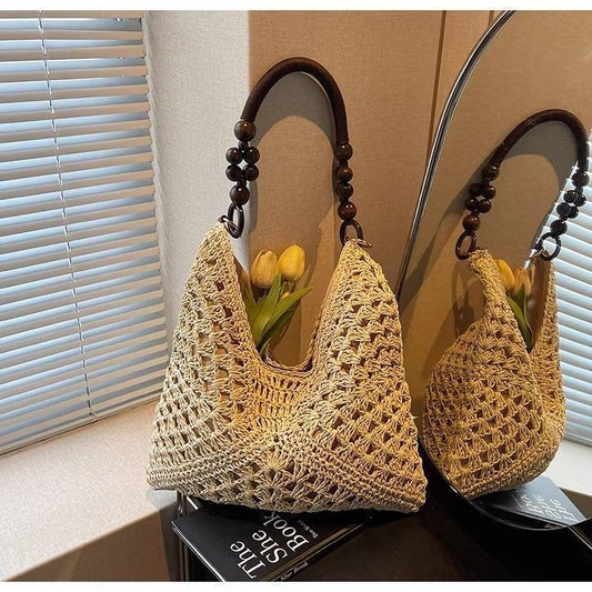 Sac raphia grande taille